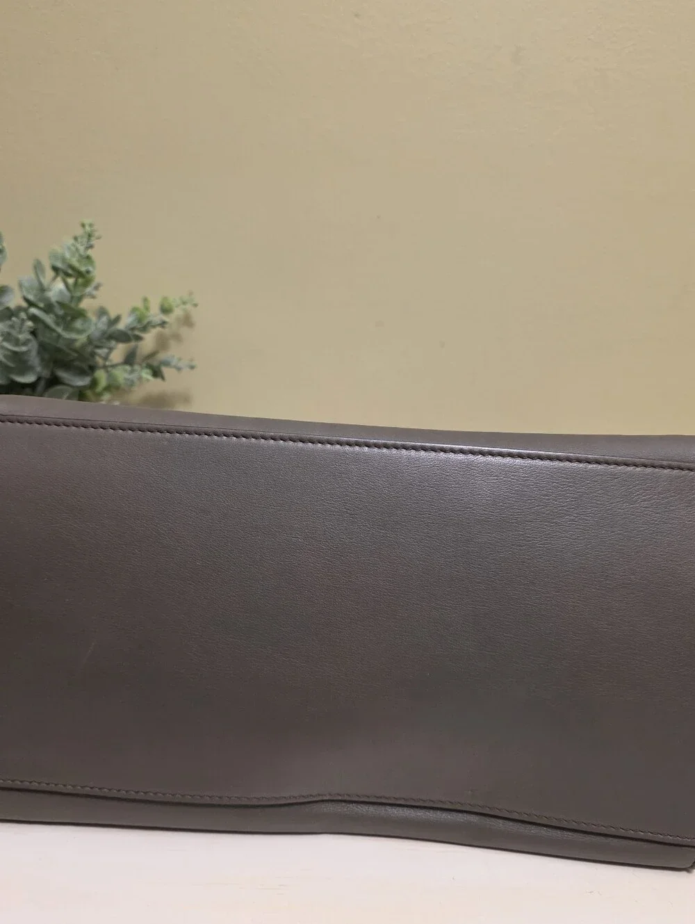 Celine | Tricolor Brown Leather And Rust Suede Medium Trapeze Bag - Picture 12 of 16
